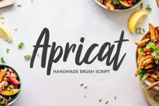 Apricat Font: Adding Authentic Dry Brush Texture to Branding