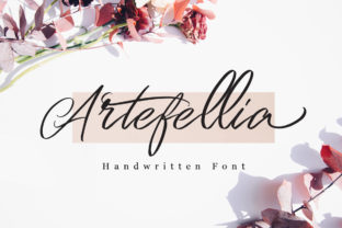 Artefellia: A Romantic Script Font for Digital Elegance