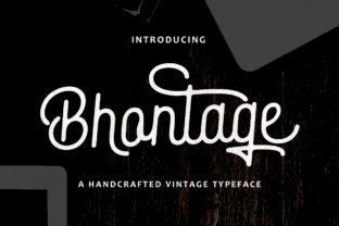 Bhontage Font: Elevate Digital Campaigns with Handwritten Charm