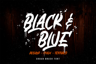 Black Blue: A Versatile Brush Font for Creative Web Design