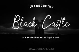 Black Castle Font: Elegant Script for Editorial Design