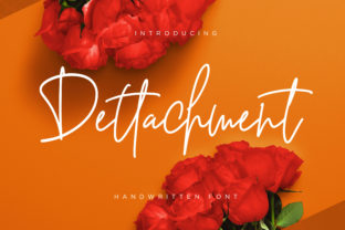 Dettachment Font: Raw Handwritten Style for Makers