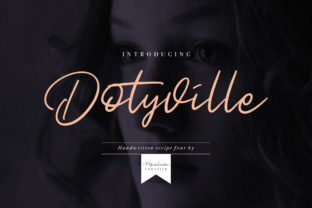 Dotyville Font: Adding Handwritten Charm to Editorial Layouts
