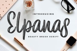Elpanas Font Review: A Handwritten Typeface for Campaigns