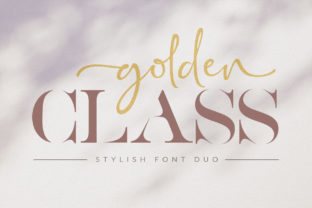 Golden Class Font: Elevating Handmade Labels and Art