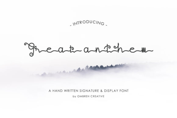 Great Anthem Font Review: Handwritten Charm for Branding