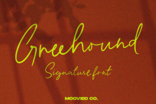 Greehound Font: Modern Script for Digital Campaigns