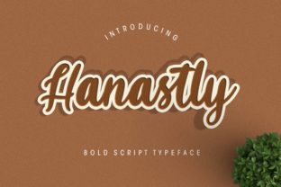 Hanastly Font: Modern Script Typography for Web Design