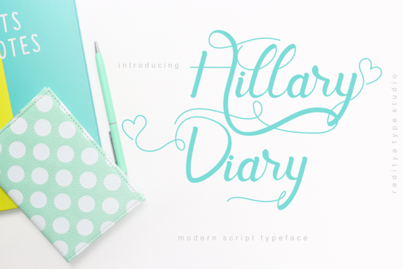 Hillary Diary Font: A Web Designer’s Layout Test