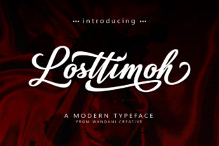 Losttimoh Font: Handwritten Charm for Makers