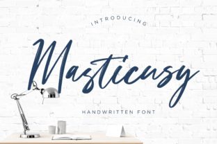 Masticusy Font: Elevating Web Design with Authentic Script