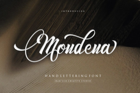 Mondena Font: A Sweet Handwritten Typeface for Branding