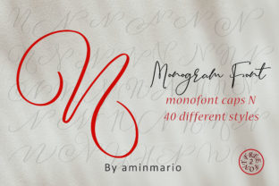 Monogram N Monofont Caps N: A Branding Font for Business
