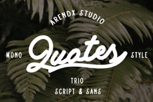 Quotes Trio Font: Elevating Small Business Branding