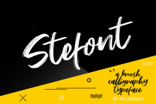 Stefont: A Vintage Handwritten Font for Makers
