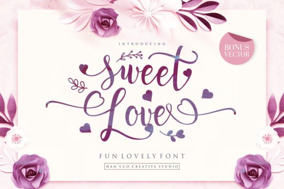 Sweet Love Font: Elevating Editorial Design