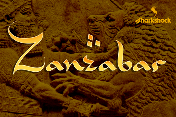 Zanzabar: An Exotic Font for Editorial Design